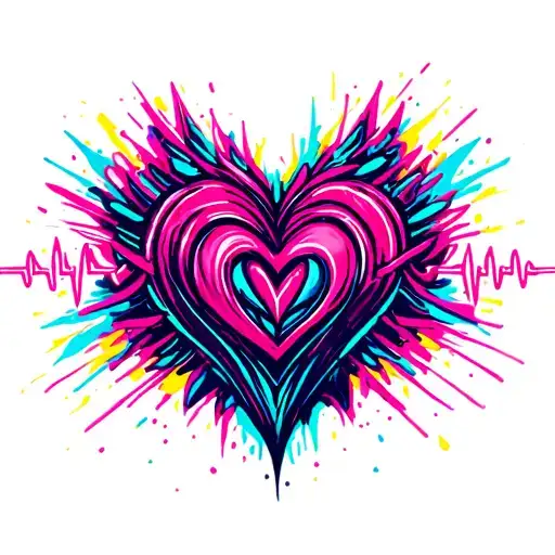 Heart Beats Lines