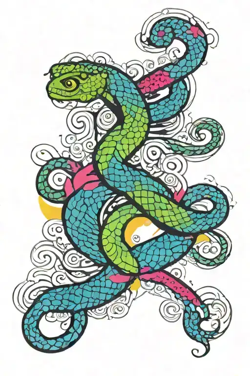 Kalinga Using The Snakeskin Pattern