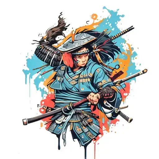 Cyberpunk Samurai