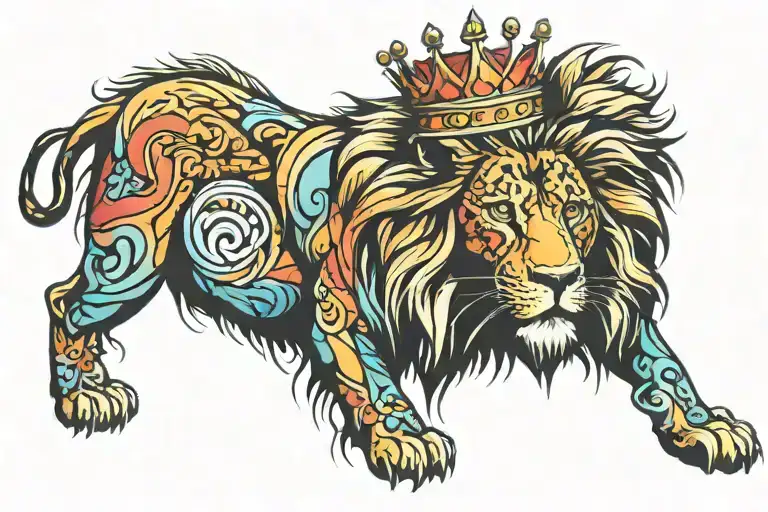 Lion With Crown