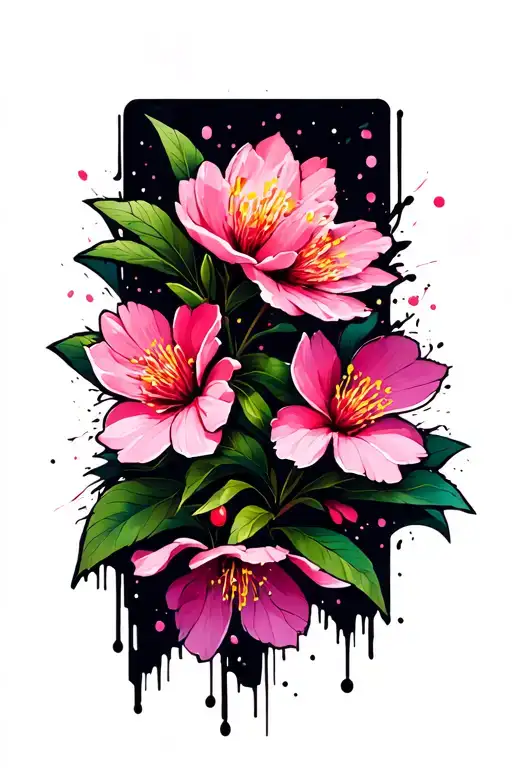 Cherry Blossom Flowers Wrapping