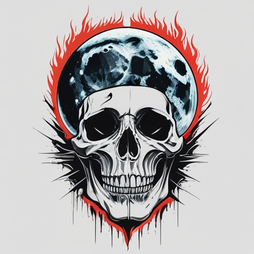 Moon’s Silent Firestorm