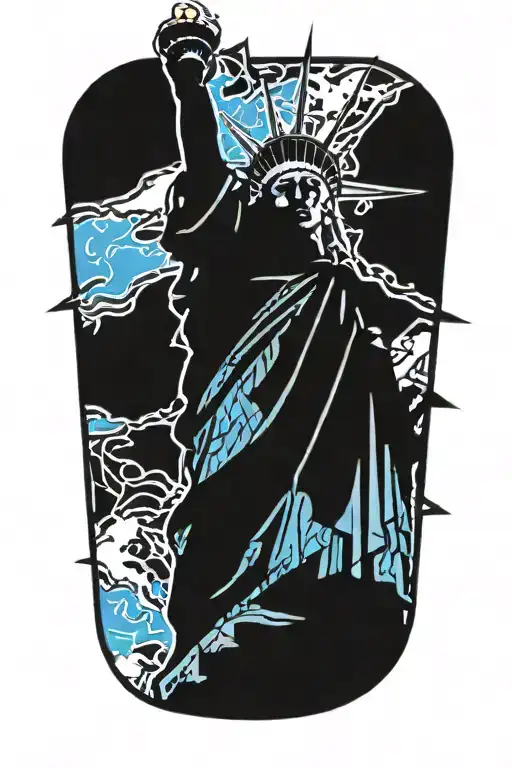 Sad Statue Of Liberty