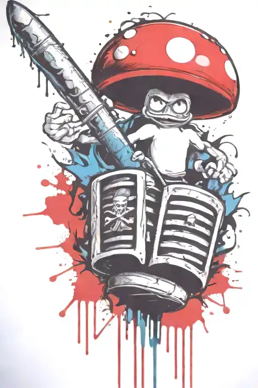 Gangster Smurphs Surfing