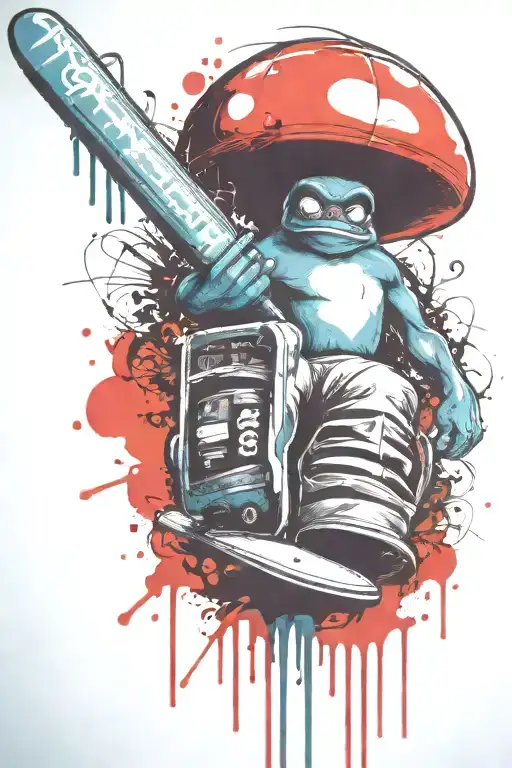 Gangster Smurphs Surfing