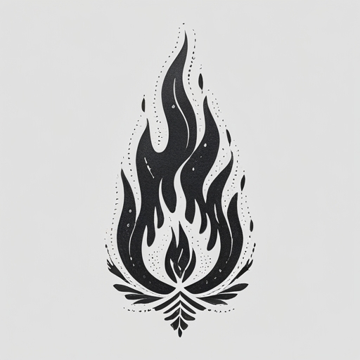 Sacred Fire’s Silent Embrace