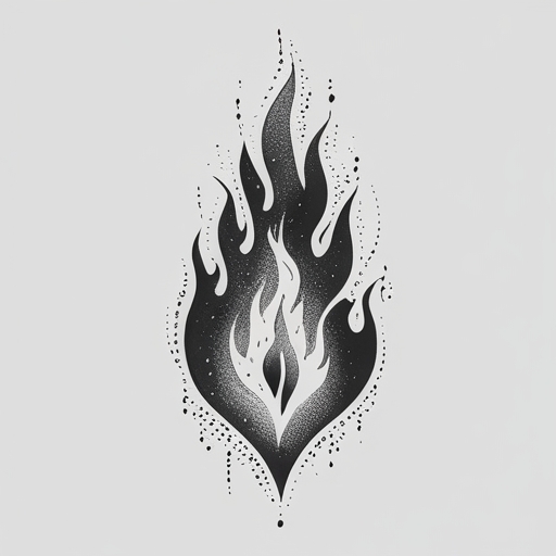 Whispers of the Heart’s Flame Tattoo idea