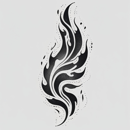 Whispers of Phoenix’s Flame Tattoo idea