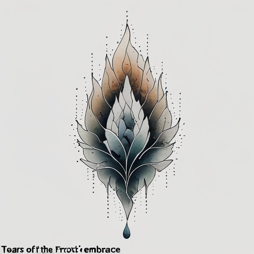 Tears of the Frost’s Embrace Tattoo idea