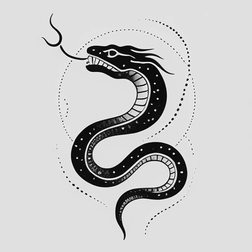 Moon’s Breath of the Serpent Tattoo idea