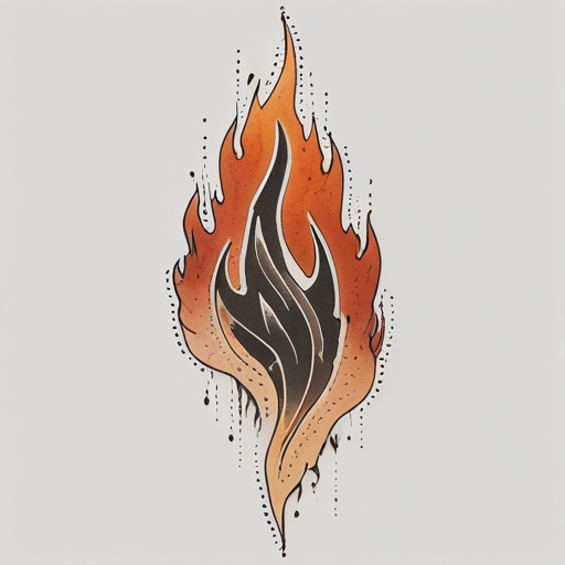 Tears of the Firestorm’s Path Tattoo idea