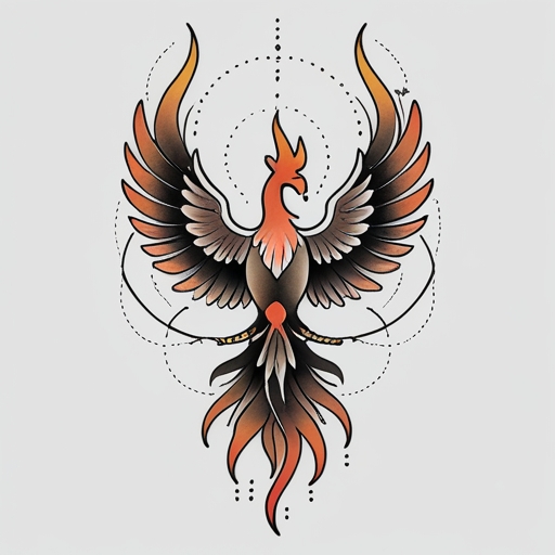Phoenix’s Silent Ember of Fate Tattoo idea