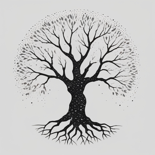 Wisdom Tree Tattoo idea
