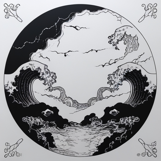 Moonrise Storm Tattoo idea