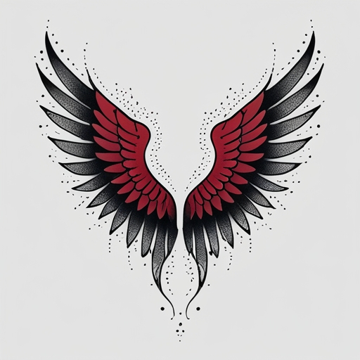 Crimson Wings Tattoo idea