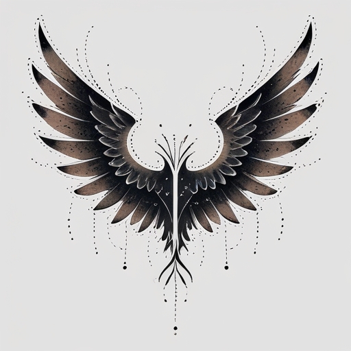 Wings of the Dark Storm Tattoo idea