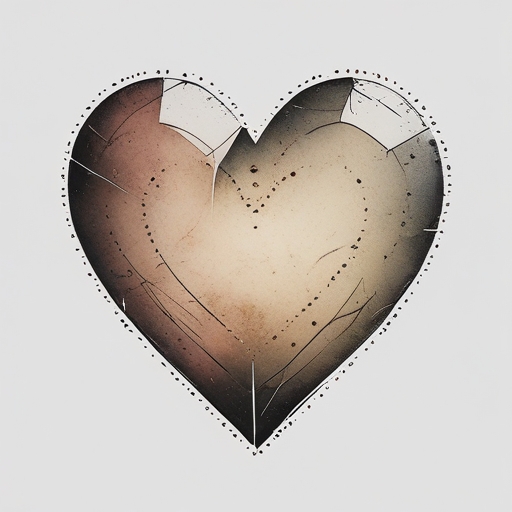 Frosted Heart Tattoo idea