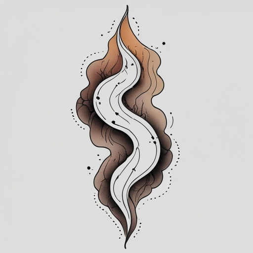 Whispers of Eternal Ember’s Path Tattoo idea
