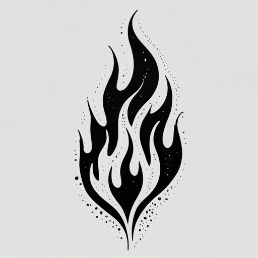 Witch’s Flame Tattoo idea