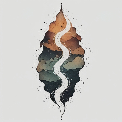 Whispers of Eternal Ember’s Path Tattoo idea