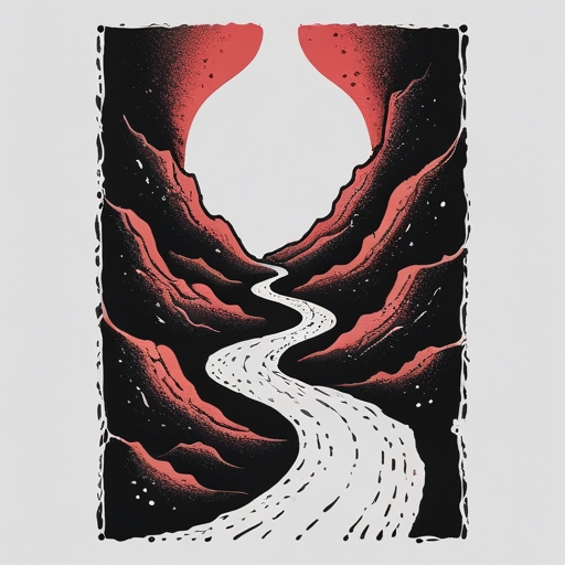 Crimson Path of Eternal Shadows