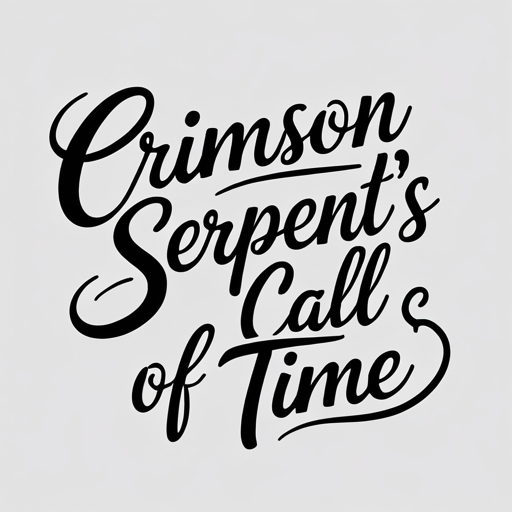 Crimson Serpent’s Call of Time Tattoo idea