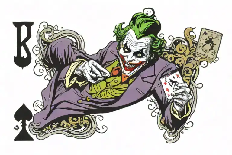Joker Playing Card With Text Sann-fiction
