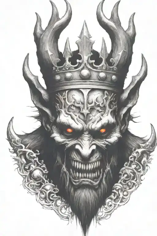 Demon With Crown