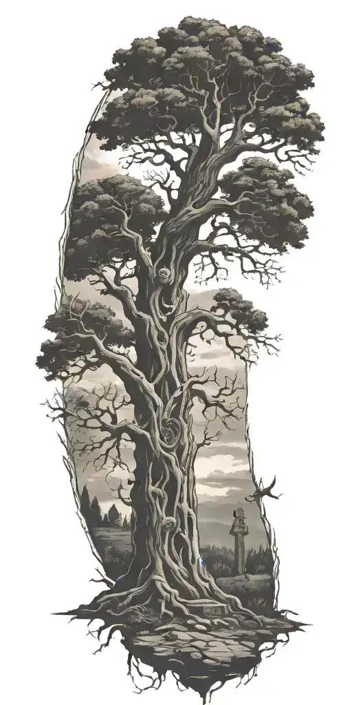 Viking Cemetary Tree