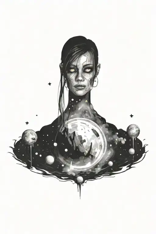 Space Surrounded By Planets Stars And Nebulas