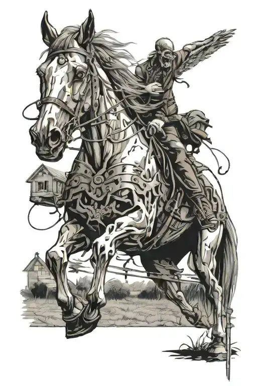 Country Horse End Of The Line