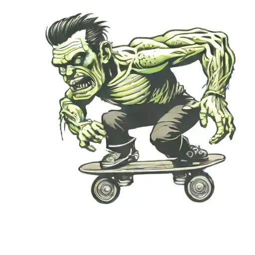 Frankenstein Roller Skating