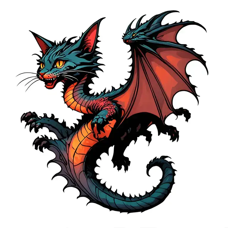 Floating Cat Dragon