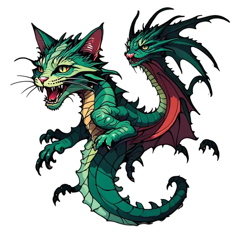 Floating Cat Dragon