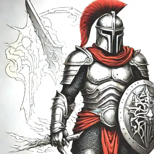 Spartan In Full Armor