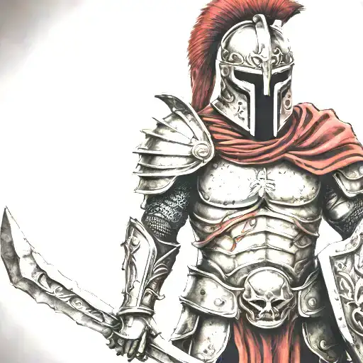 Spartan In Full Armor