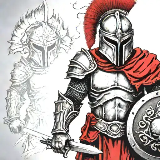 Spartan In Full Armor