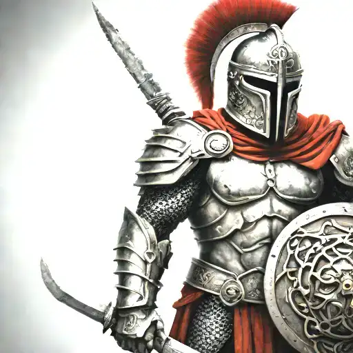 Spartan In Full Armor