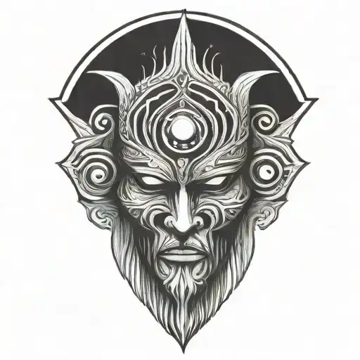 Mystic Mask Design Inspired With Cosmic Spirit