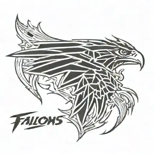 Atlanta Falcons Logo Surrounded