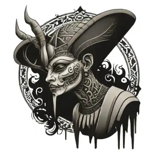 Egyptian Tattoo Designs Intricate Regal Tattoo