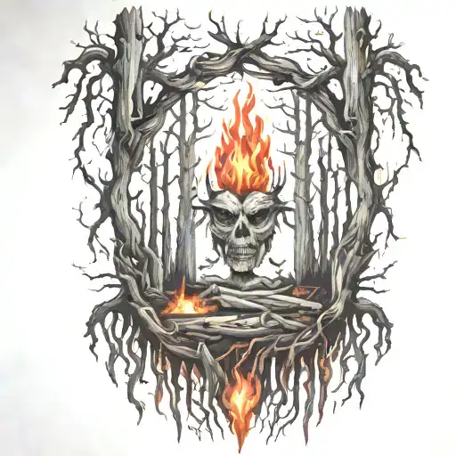 Firewood Forrest Fire