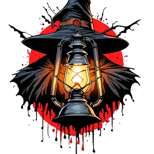 Plague Doctor With Lantern