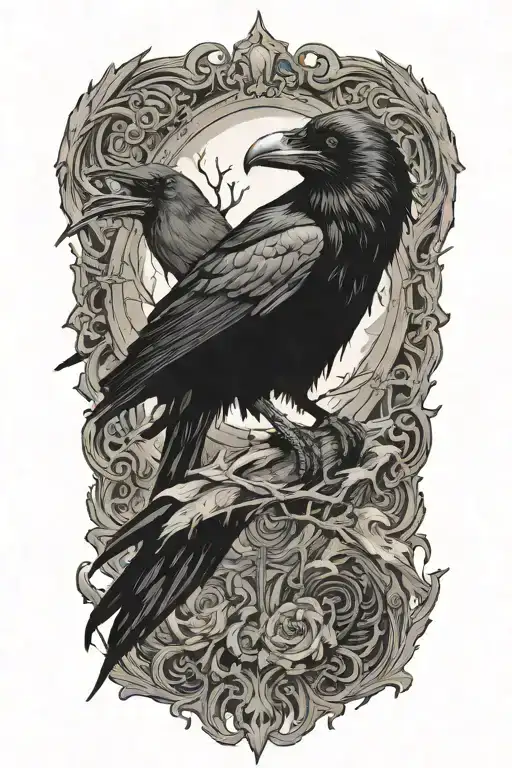 Raven No Background