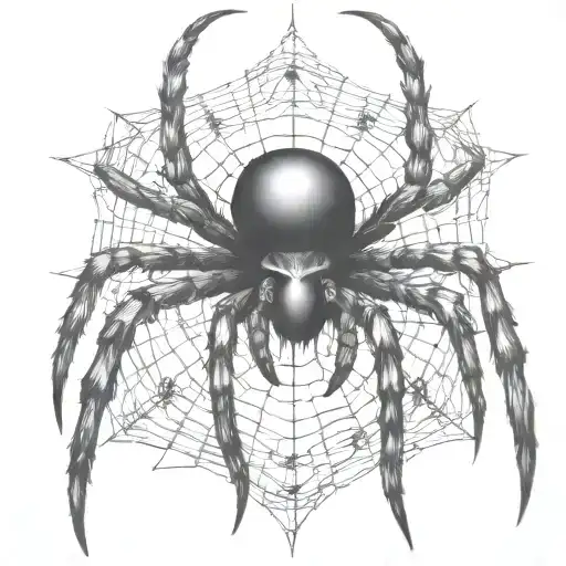 Black Metal Spider
