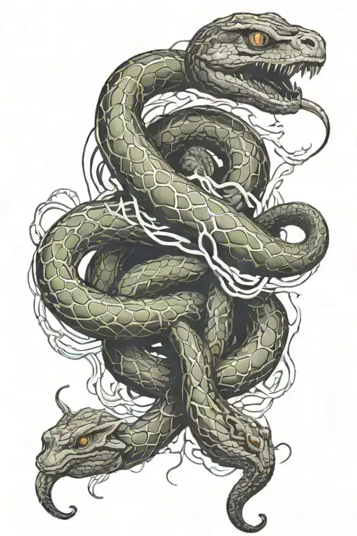 Snake Intertwined