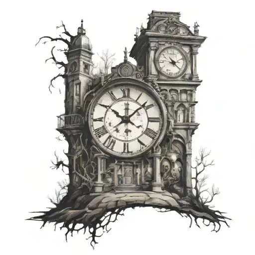 Clock Tower Surrounded