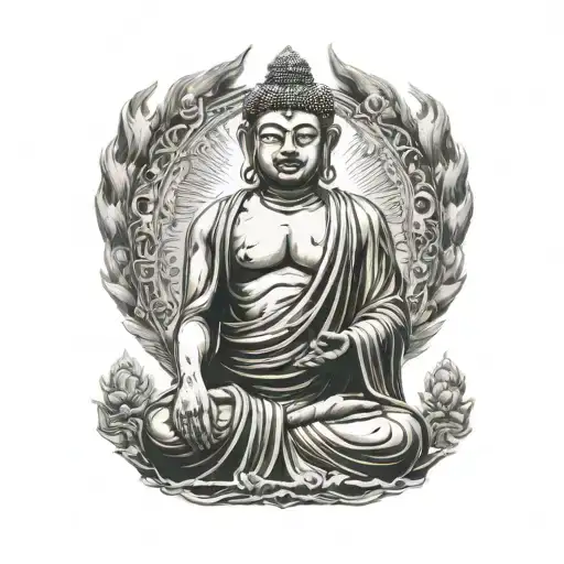 Buddha Standing Side