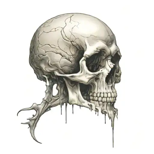 Skull Without A Bottom Jaw