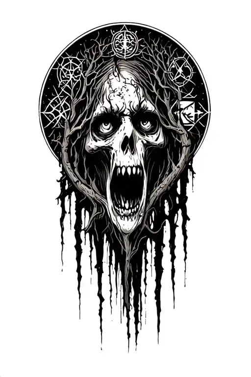 Occultism Symbologies Forest Shadow